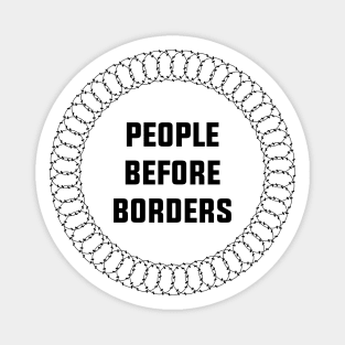 People Before Borders - Abolish ICE Magnet